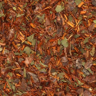 Mint & Choco: biologische rooibos met cacaodoppen en pepermunt.