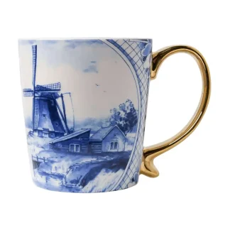 Theemok - Heinen Delfts Blauw - Molen