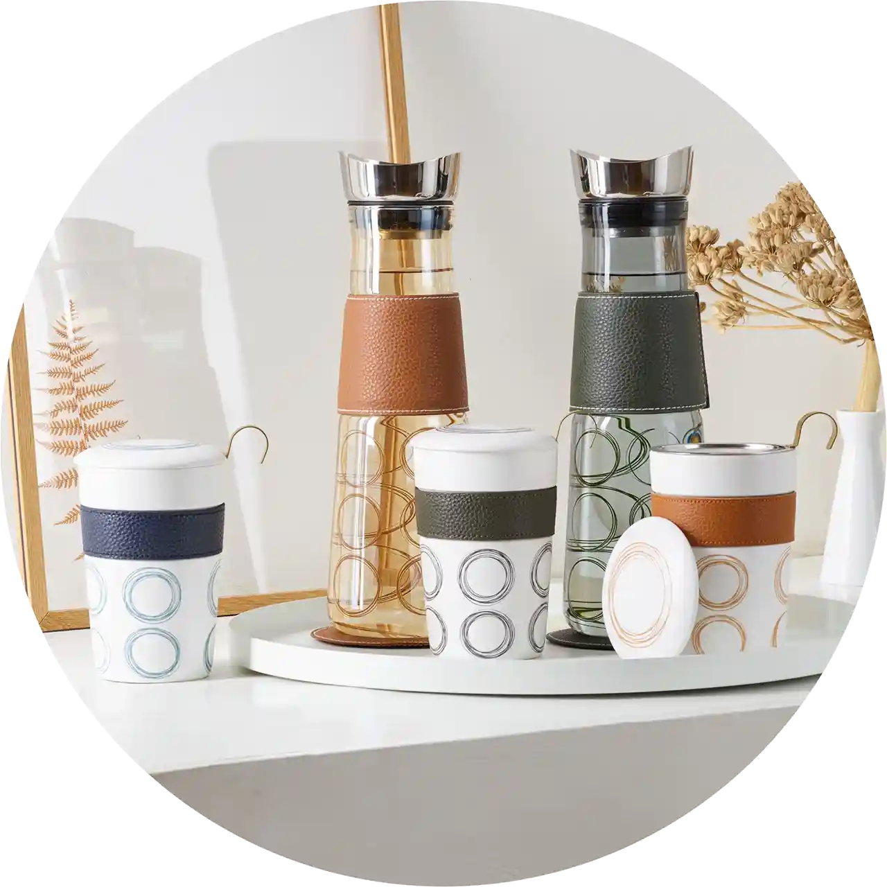 Theemok - Eigenart - Teaeve - Circular - Cognac - Afbeelding 2