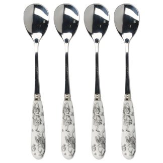 Theelepels - Victoria & Albert - Alice in Wonderland - Set van 4