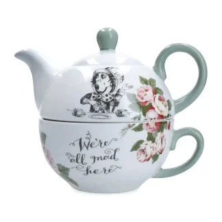 Tea-for-One set - Victoria & Albert & Mikasa - Alice in Wonderland