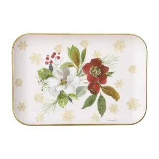 Dienblad - Ihr - Poinsettia Flowers - Cream