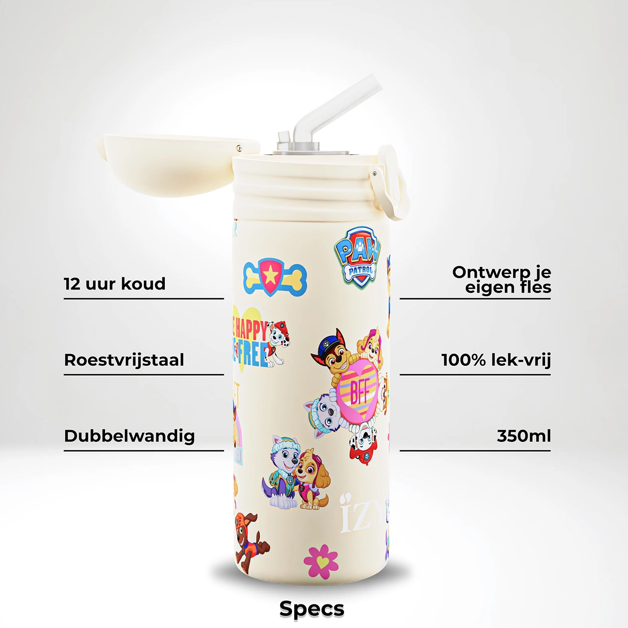 Thermosfles - IZY Kids - Paw Patrol - Friends Furever - 350ml - Afbeelding 3
