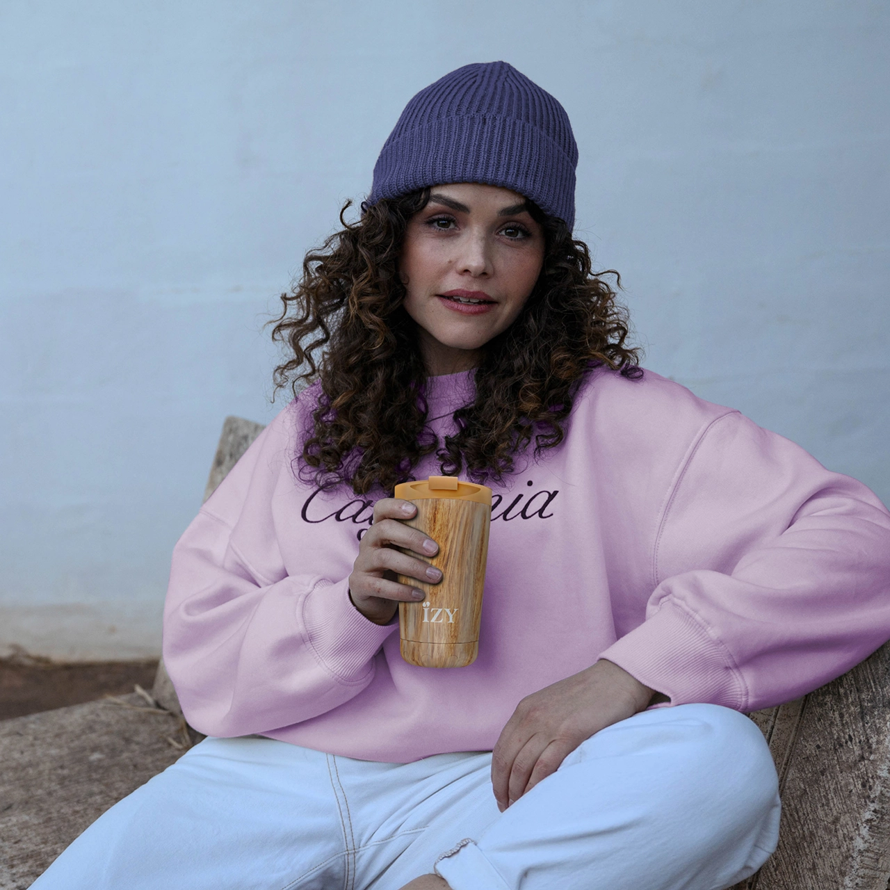 Thermosbeker - IZY - Design Bruin - 350ML - Afbeelding 5