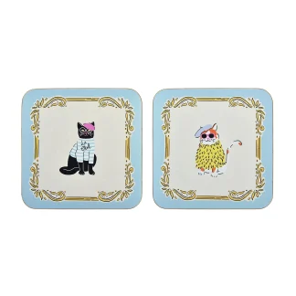 Onderzetter - Ulster Weavers - Cool Cats - set van 4