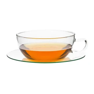 Theekop en schotel - Trendglas Jena - Medio