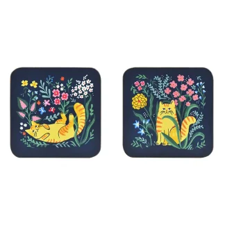 Onderzetter - Ulster Weavers - Marmalade Meadow - set van 4