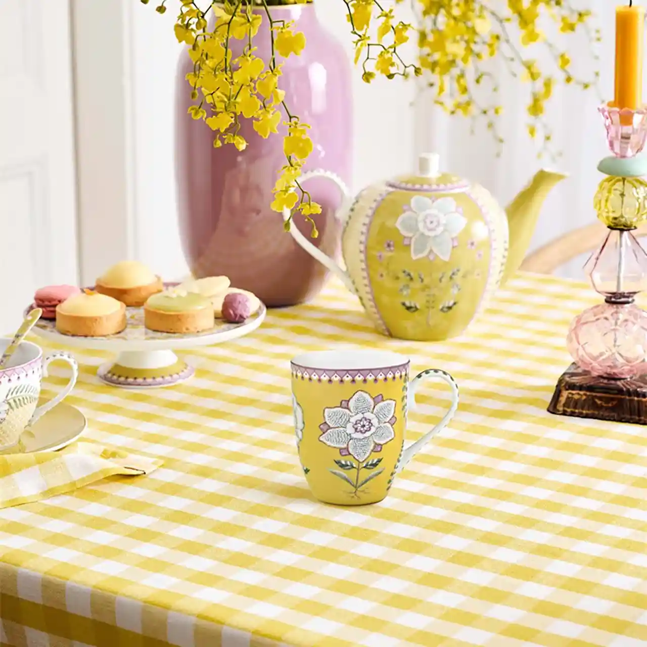 Theemok - Pip Studio - Lily & Lotus - Yellow - Afbeelding 4