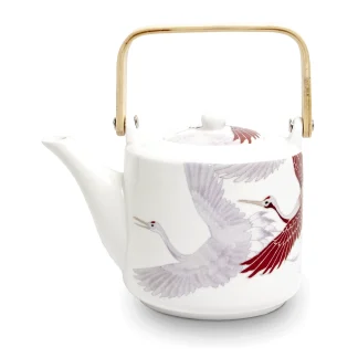 Theepot - Royal Tea - Kraanvogel - 1000ml