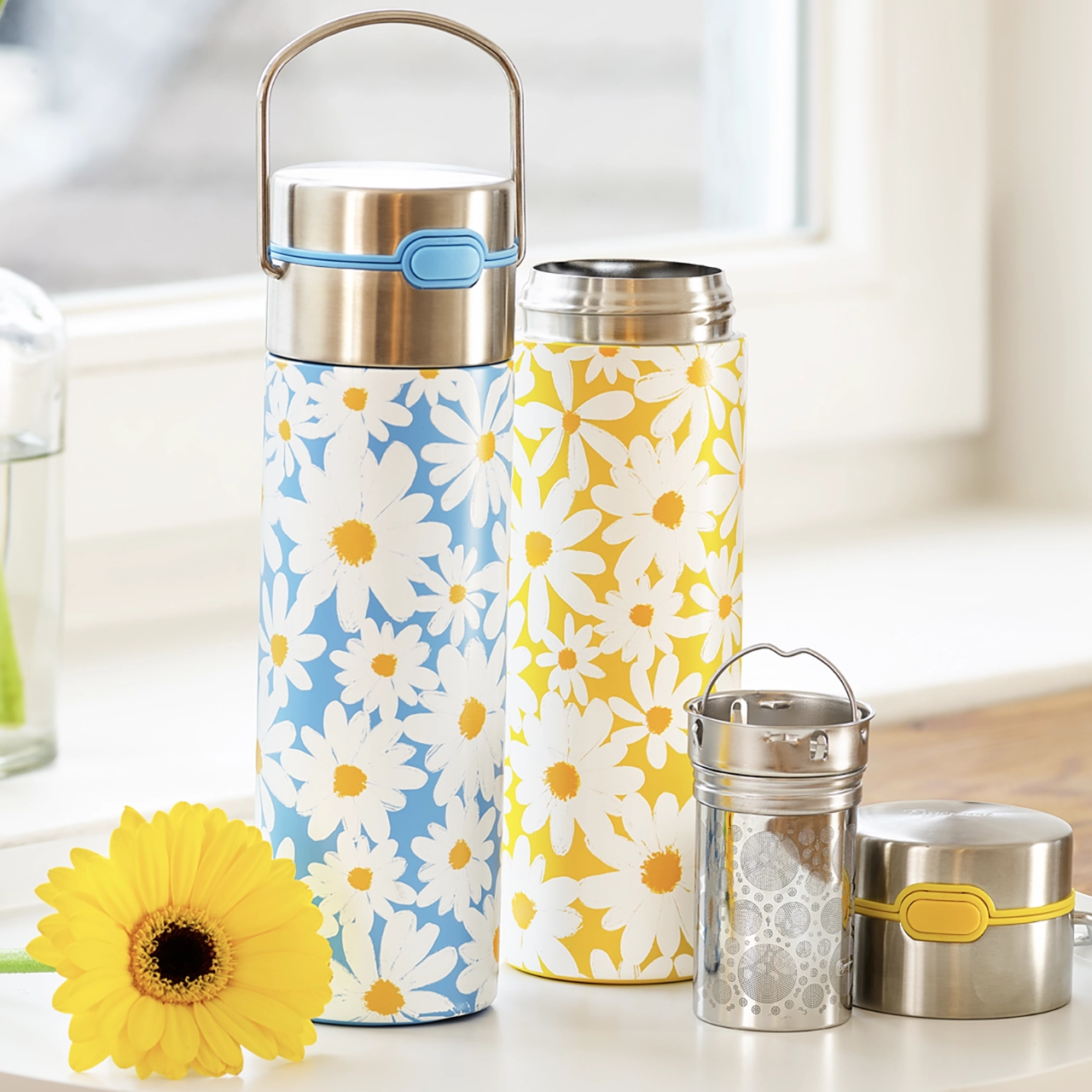 Thermosfles - Eigenart - Leeza - Daisy - 500ML