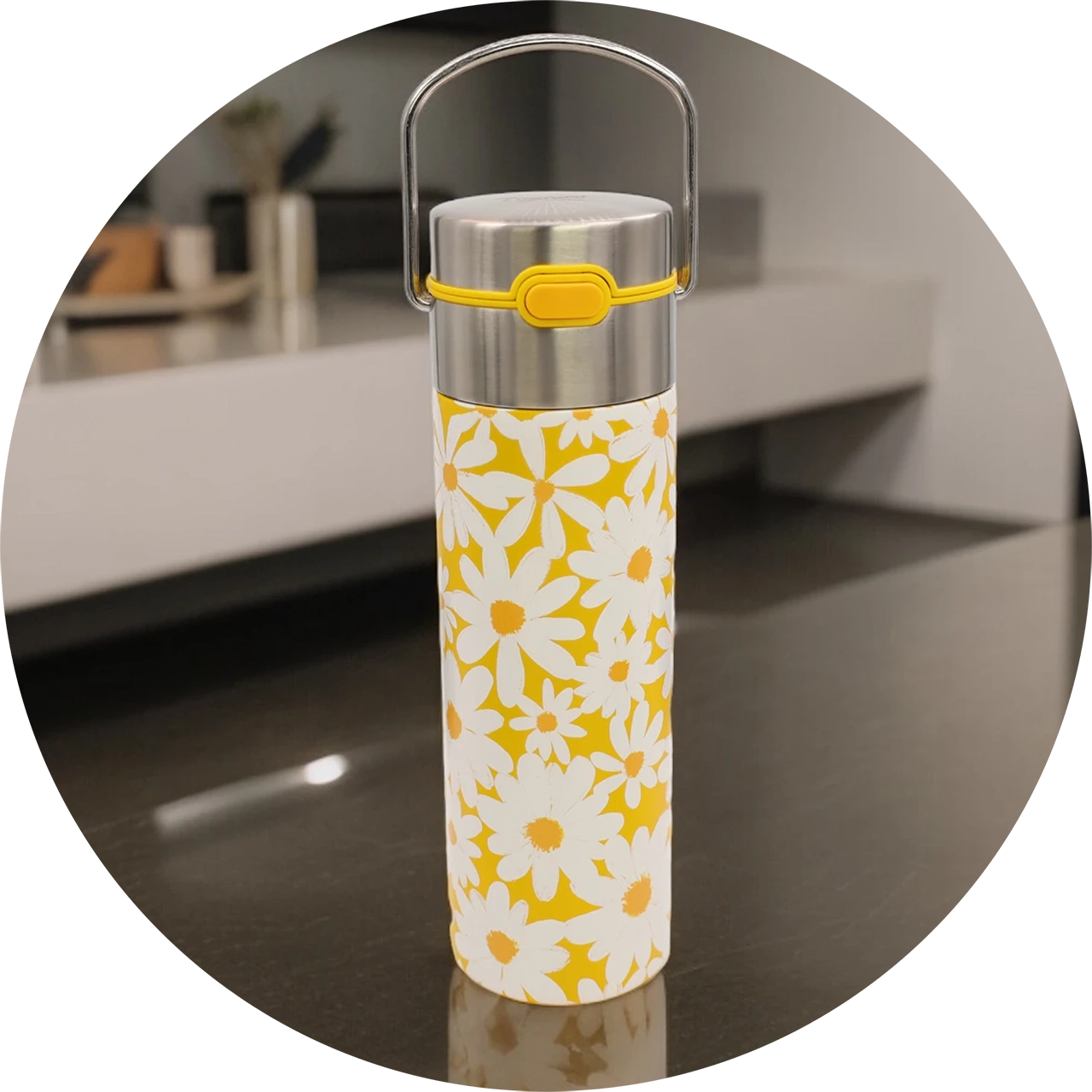 Thermosfles - Eigenart - Leeza - Daisy - 500ML - Afbeelding 4