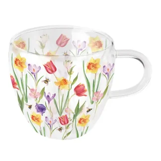 Theeglas dubbelwandig - Ambiente - Flowers in spring