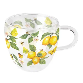 Theeglas dubbelwandig - Ambiente - Fresh Lemons