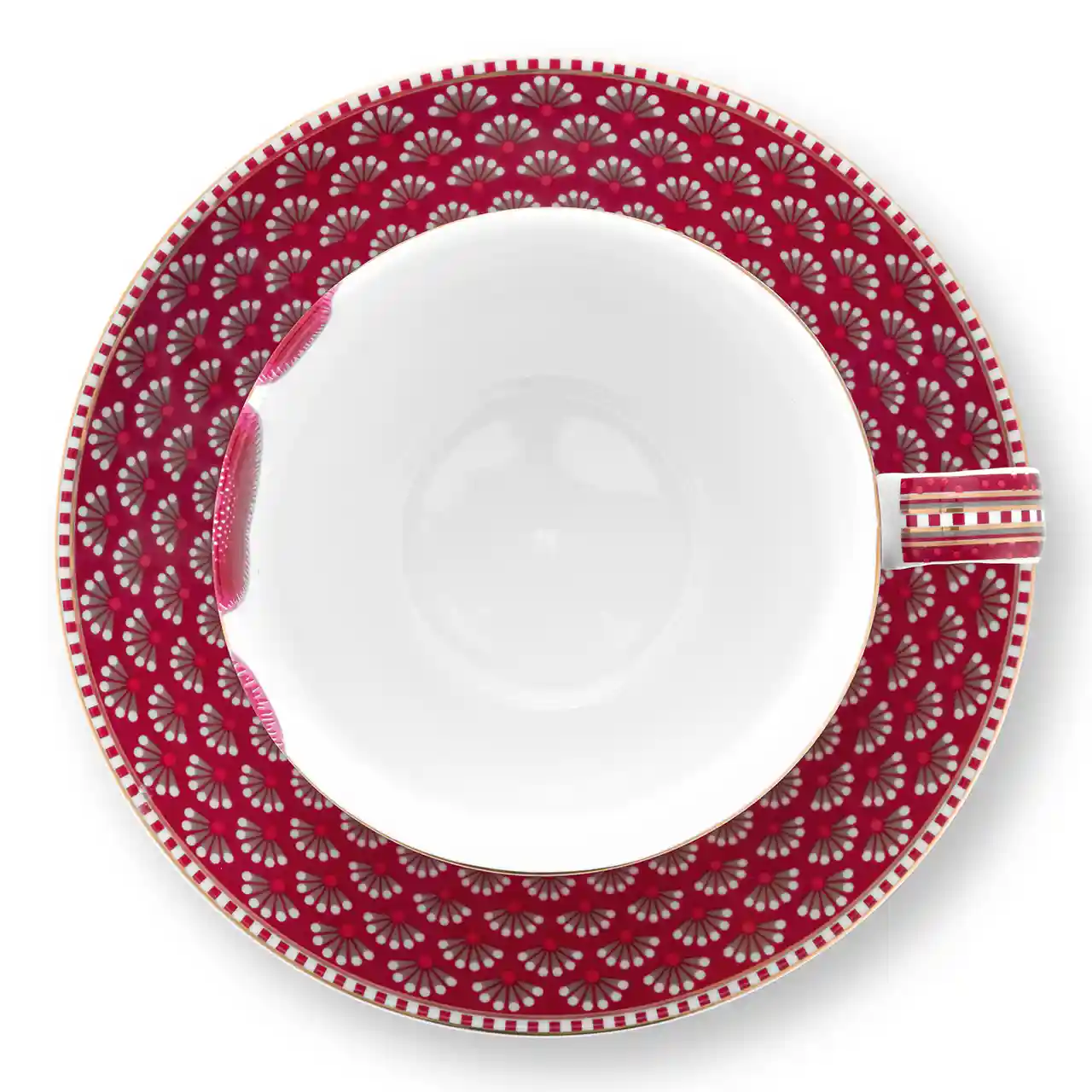 Theekop en schotel - Pip Studio - Blooming Tales - Dark Red - Afbeelding 3