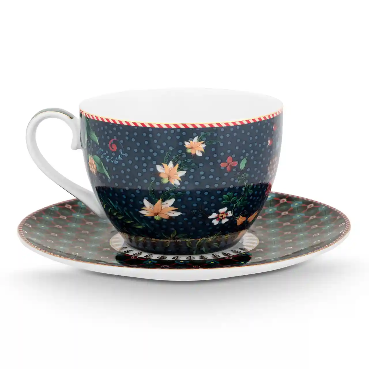 Theekop en schotel - Pip Studio - Berry Blues - Blue - Afbeelding 2