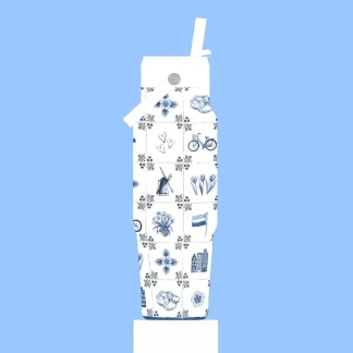 Thermosfles - IZY - Travel - Dutch Tiles - 900ML