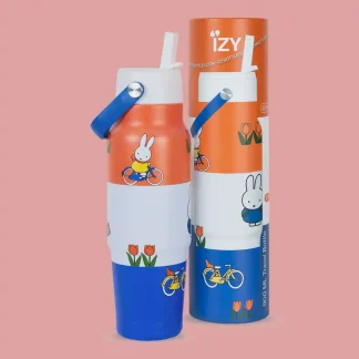 Thermosfles IZY Travel Flag (Nijntje) Muffy - 900ml | De Theefabriek - Theewinkel