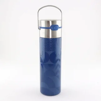 Thermosfles LEEZA Eigenart Geo Blue | De Theefabriek - Theewinkel