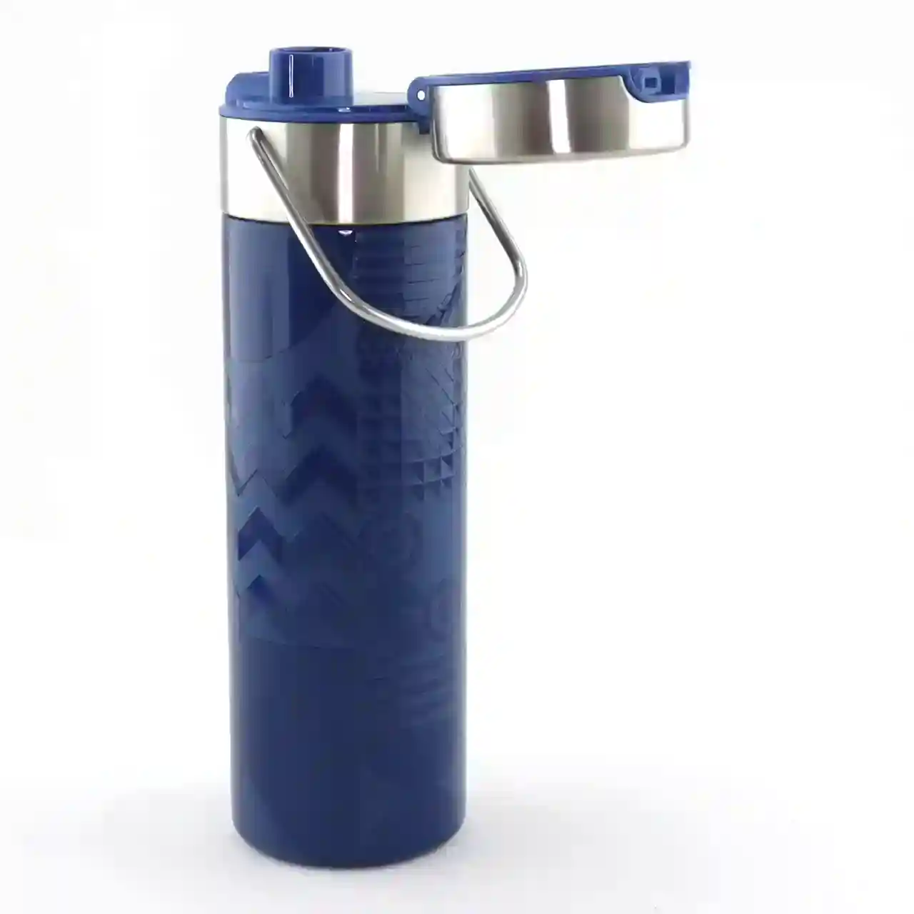 Thermosfles LEEZA Eigenart Geo Blue | De Theefabriek - Theewinkel