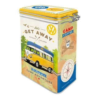 Theeblik XL - Nostalgic Art - VW Bulli Let's Get Away