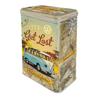 Theeblik XL - Nostalgic Art - VW Bulli Let's Get Lost